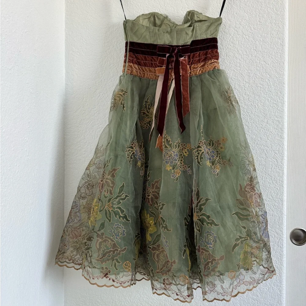 Vintage Betsey Johnson evening strapless fairy dress - Picture 4 of 8